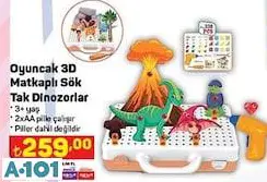 OYUNCAK 3D MATKAPLI SÖK TAK DİNOZORLAR OYUNCAK 3D MATKAPLI SÖK TAK DİNOZORLAR